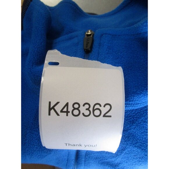 LL Bean Sweatshirt Large Fleece Pullover 1/4 Zip Outdoor Sweater Soft - Picture 9 of 9